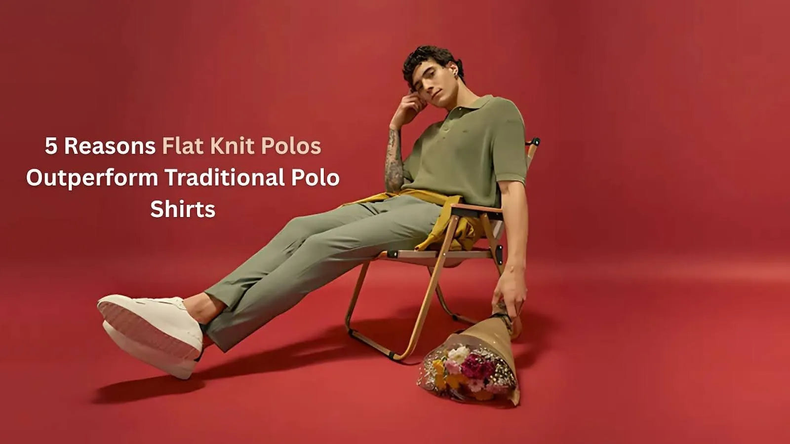 Flat knit polo shirt vs traditional polo shirt comparison