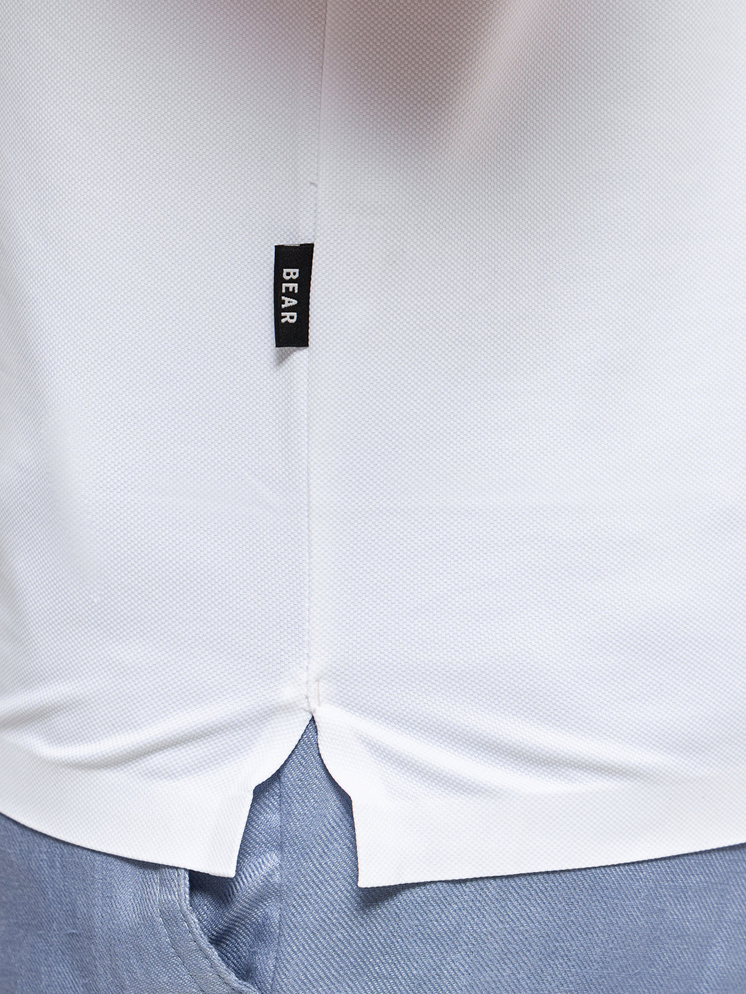 White Designed for Golf and Casual High Performance Polo by The Bear House