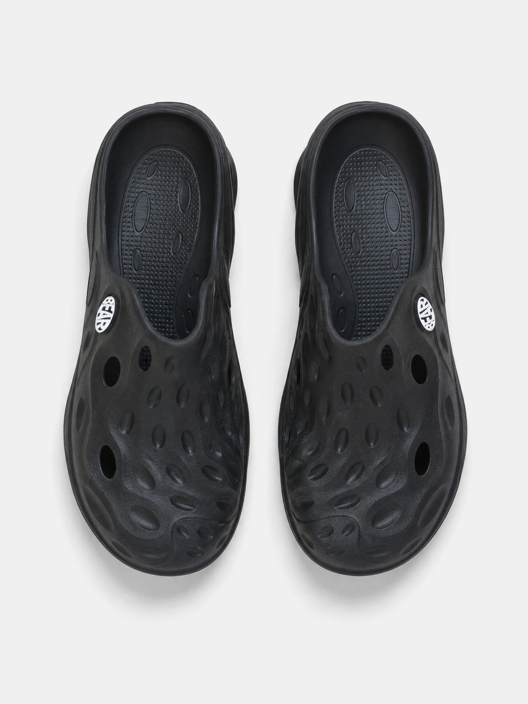 Black Lightweight Slip-On Clogs by The Bear House